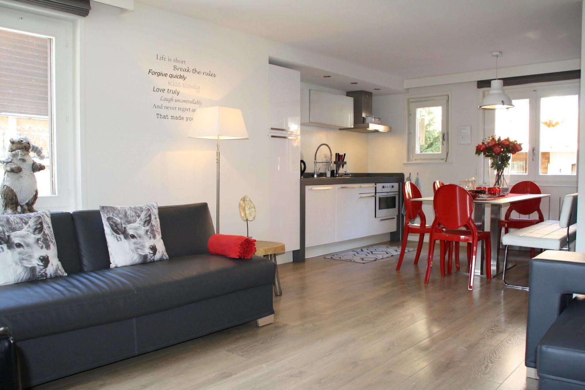 Central & Elegant Apartments,Partially With Fireplace, By Zermatt Rental Bagian luar foto